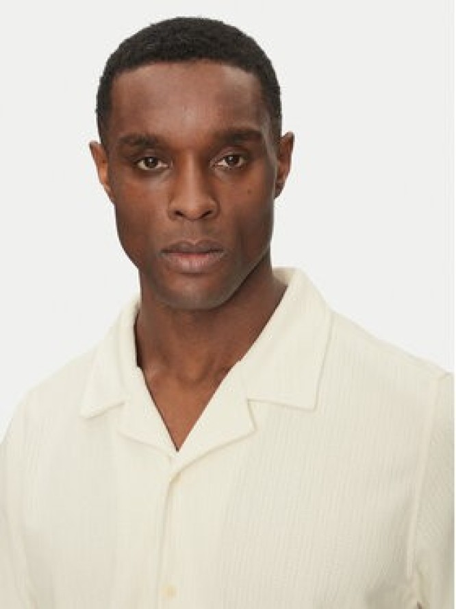 Guess Koszula M5GP21 KCRY0 Écru Regular Fit