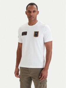 Aeronautica Militare T-Shirt 261TS2544UJ00592 Biały Regular Fit