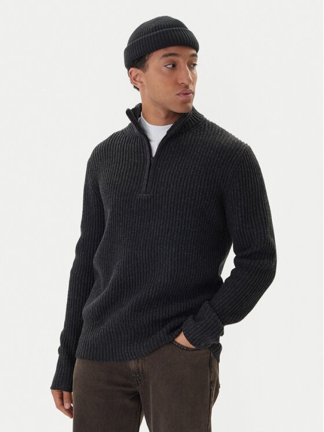 G-Star Raw Sweter Essential D23938-E212 Szary Regular Fit