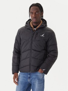Nautica Kurtka zimowa Provo N1T04062 Czarny Regular Fit
