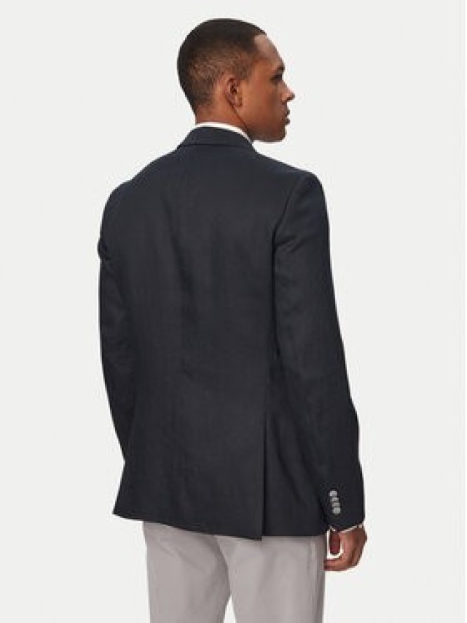 BOSS Marynarka Hutson Peak 262 50561857 Niebieski Slim Fit