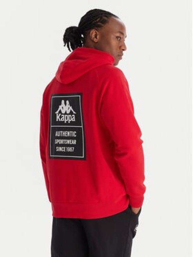 Kappa Bluza Authentic 321W7GW Czerwony Regular Fit