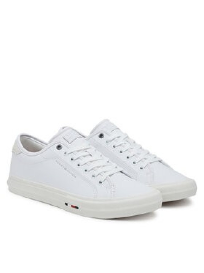 Tommy Hilfiger Tenisówki Th Hi Vulc Street Stitch FM0FM05645 Biały