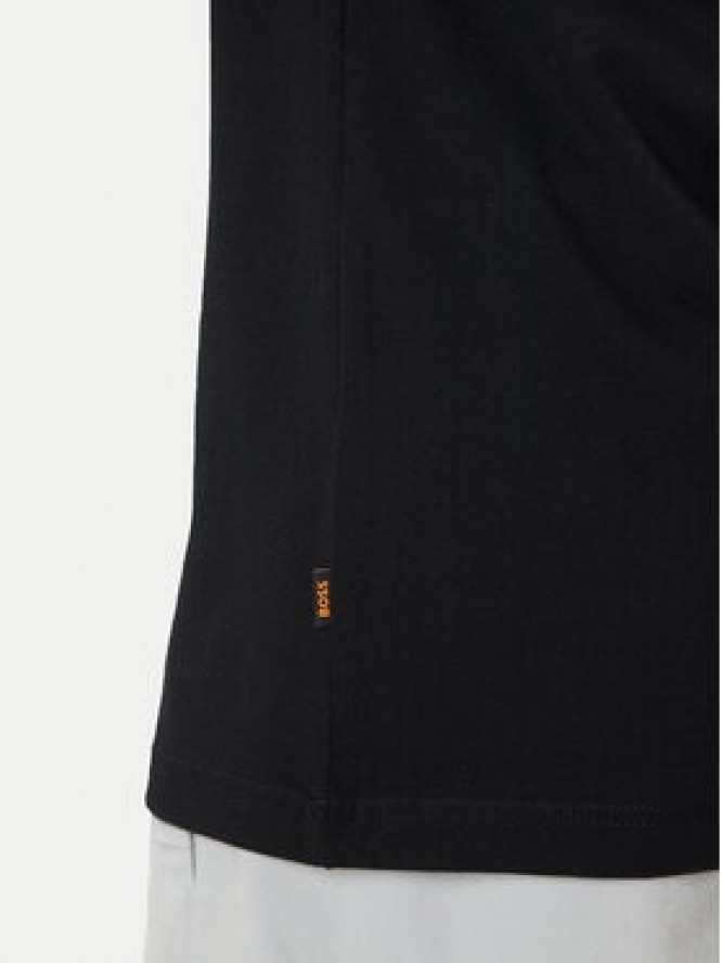 BOSS T-Shirt Te_Brokenice 50554640 Czarny Regular Fit