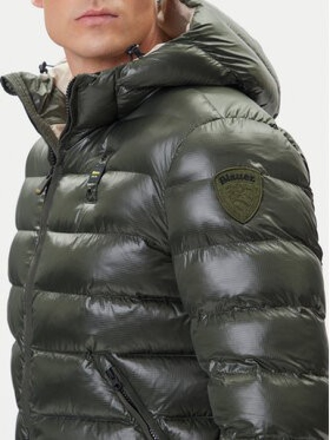 Blauer Kurtka przejściowa 25WBLUC02079 Zielony Regular Fit