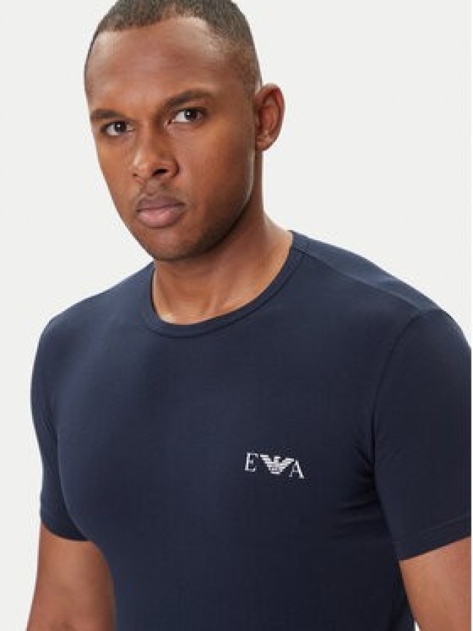 Emporio Armani Underwear Komplet t-shirtów EM001849 AF14131 MB143 Granatowy Fitted Fit