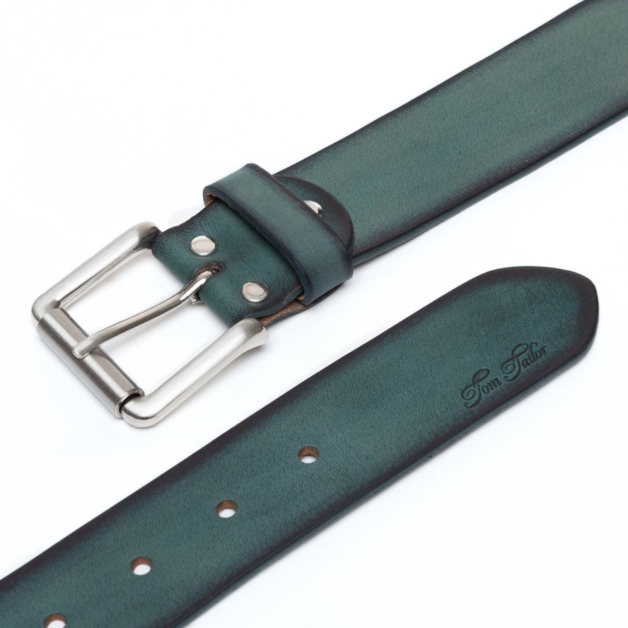 TOM TAILOR PASEK SKÓRZANY SOPO-TT376 467 40mm Ledergürtel RO2689