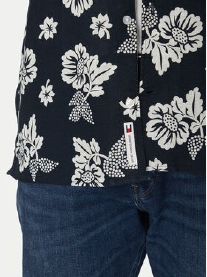 Tommy Jeans Koszula DM0DM21351 Granatowy Regular Fit