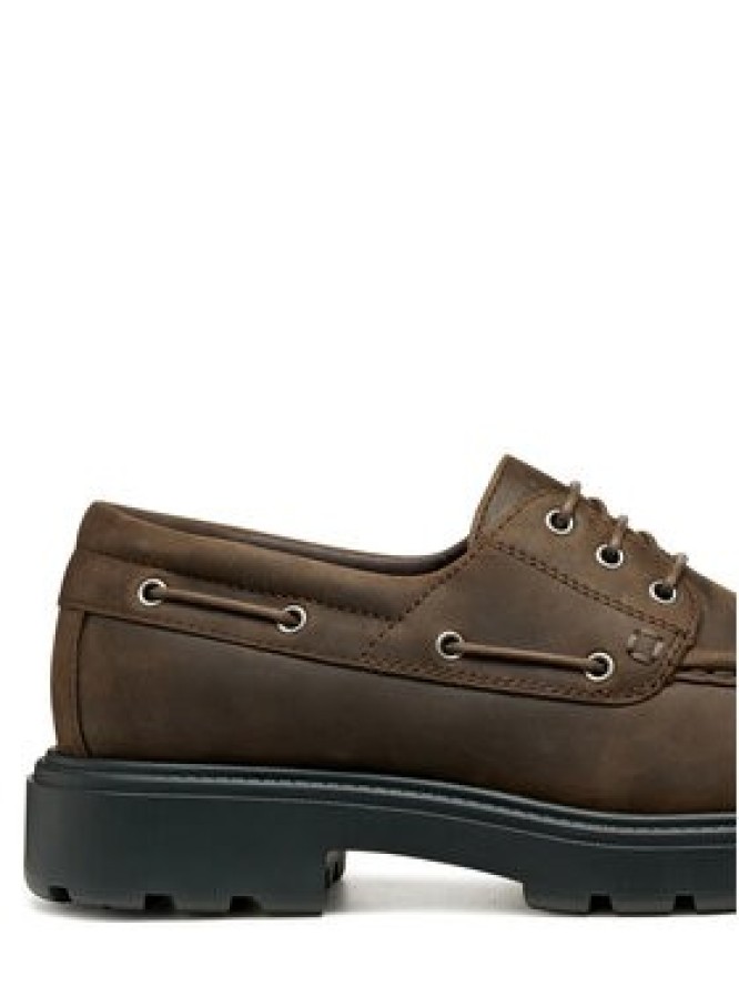 Geox Mokasyny U Spherica Ec7 U56FRB 000FF C6009 Brązowy