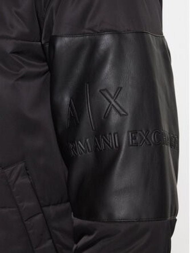 Armani Exchange Kurtka zimowa 6RZB13 ZNJ7Z 1200 Czarny Relaxed Fit