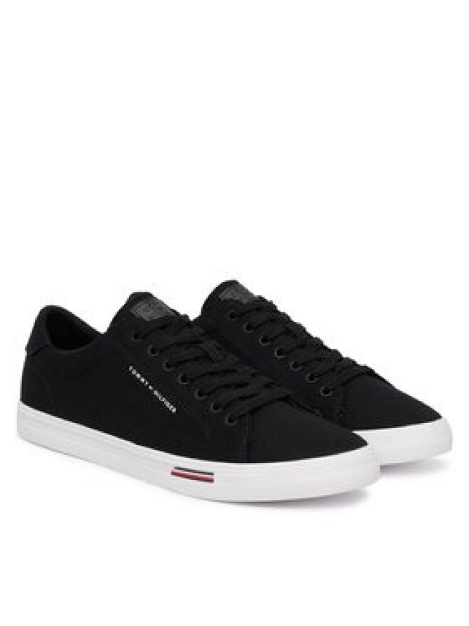 Tommy Hilfiger Tenisówki Vulc Core Rwb Long Lace Cvs FM0FM05813 Czarny