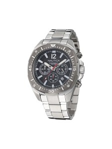 Nautica Zegarek Sporty Chronograph NAPBSS505 Srebrny