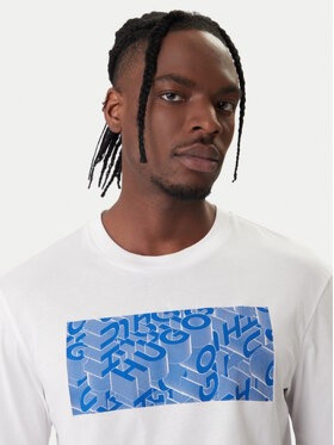 HUGO T-Shirt Nierofix 50554369 Biały Regular Fit