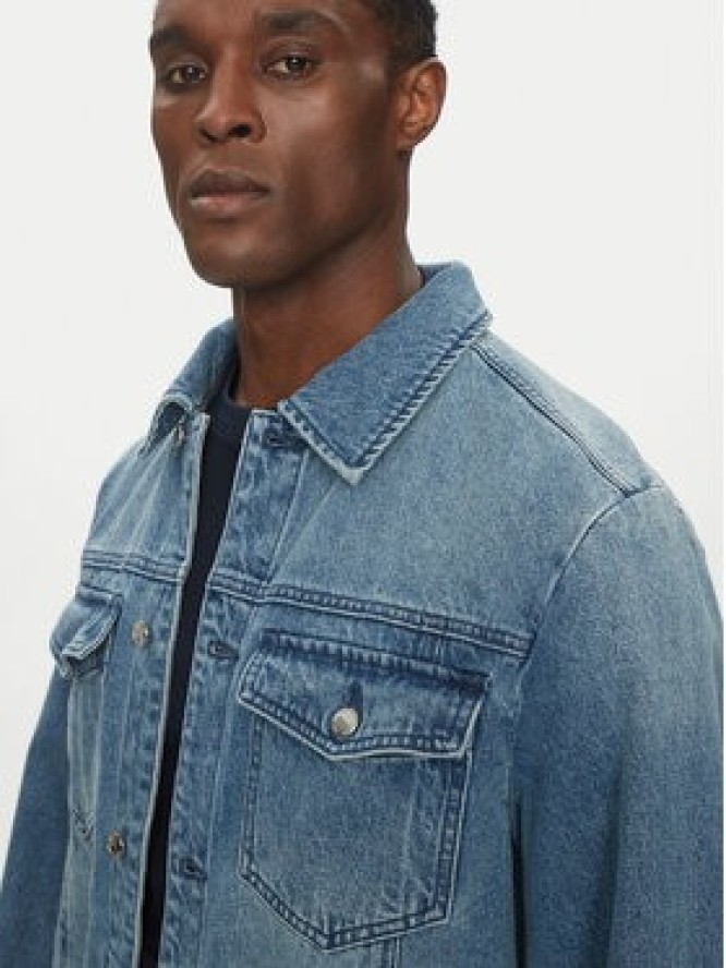 Michael Kors Kurtka jeansowa CR5900PFAU Niebieski Regular Fit