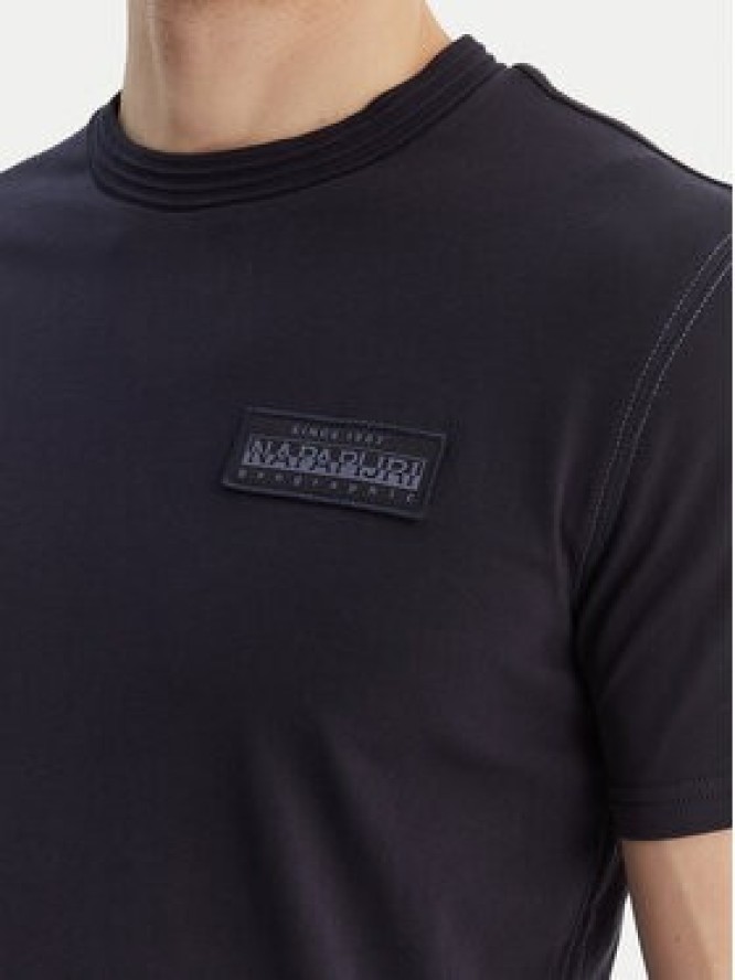 Napapijri T-Shirt S-Amundsen NP0A4IN8 Granatowy Regular Fit