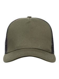 clique Trucker Cap z bawełnianego twillu i siatki poliestrowej – olive