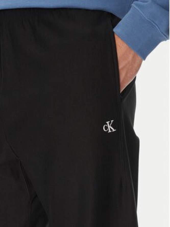 Calvin Klein Jeans Spodnie dresowe Premium LV04RC279G Czarny Regular Fit