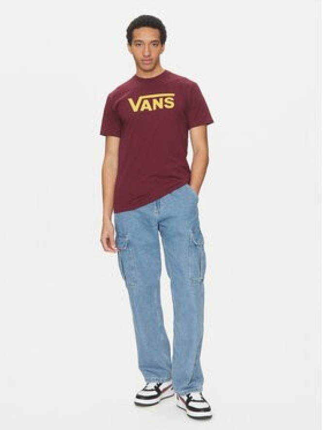 Vans T-Shirt Classic VN000GGG Bordowy Regular Fit