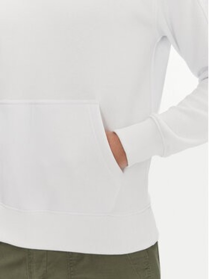 Alpha Industries Bluza Signature Back Print 148341 Biały Regular Fit