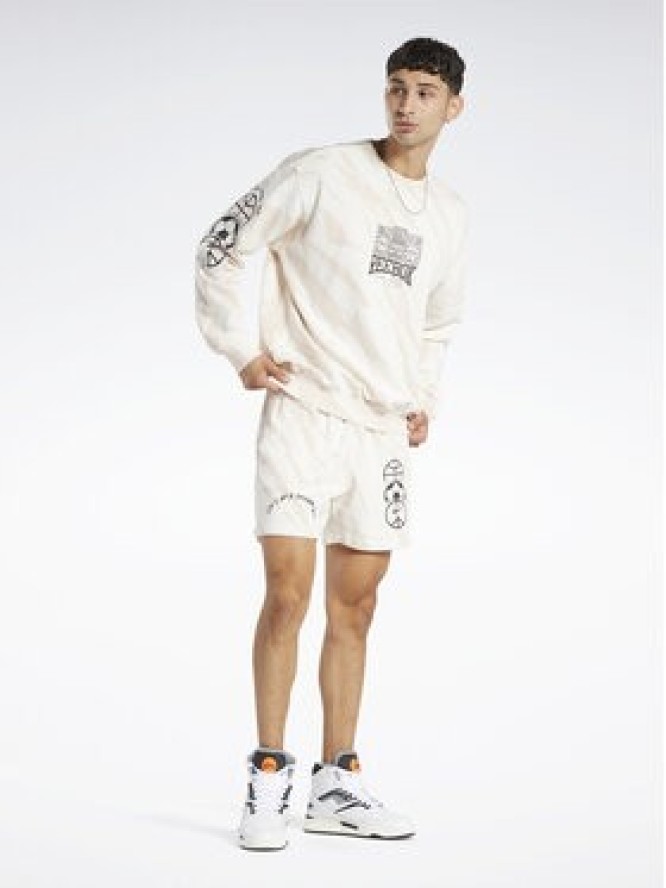 Reebok Szorty sportowe Classics Block Party Shorts HT8180 Biały