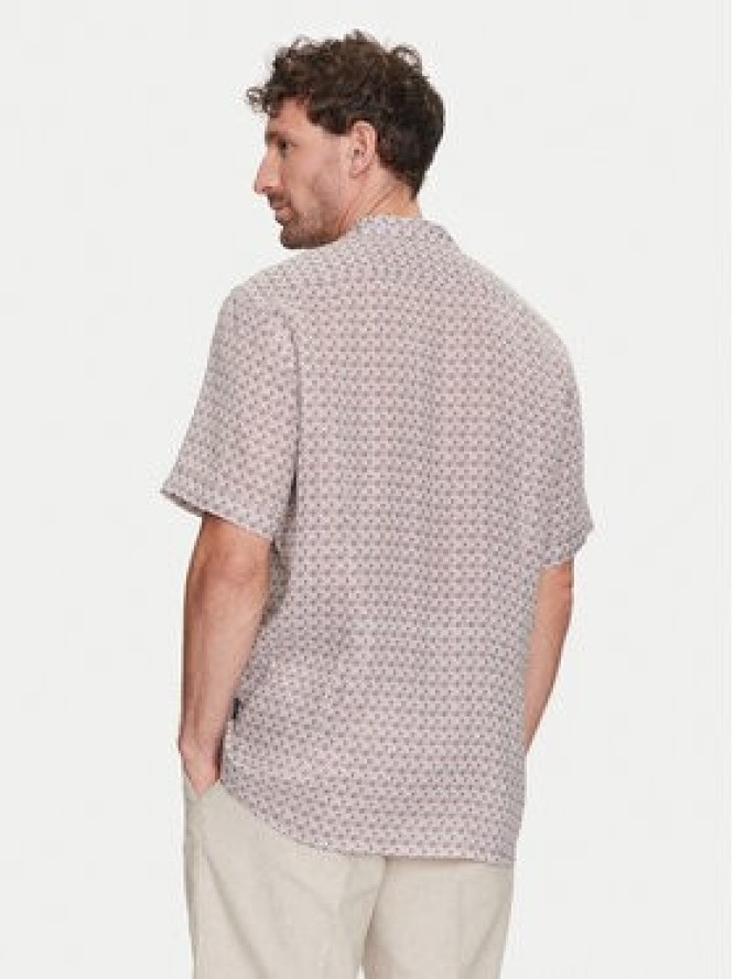 Bugatti Koszula 9253 58901A Beżowy Slim Fit