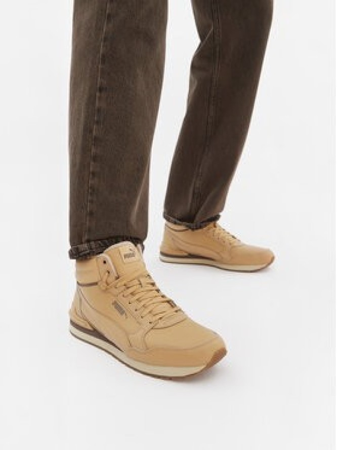 Puma Sneakersy St Runner V4 Mid 402893 05 Brązowy