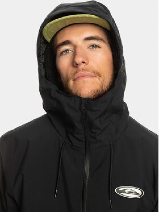 Quiksilver Kurtka outdoor High In Th Hood EQYTJ03436 Czarny Regular Fit