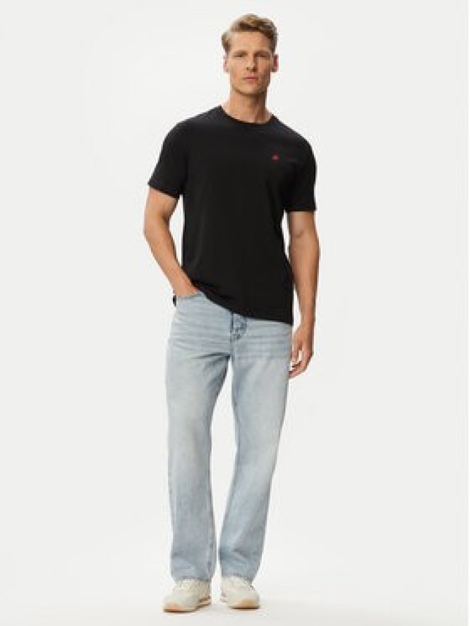 Beverly Hills Polo Club T-Shirt P-SS26M-TS5022 Czarny Regular Fit