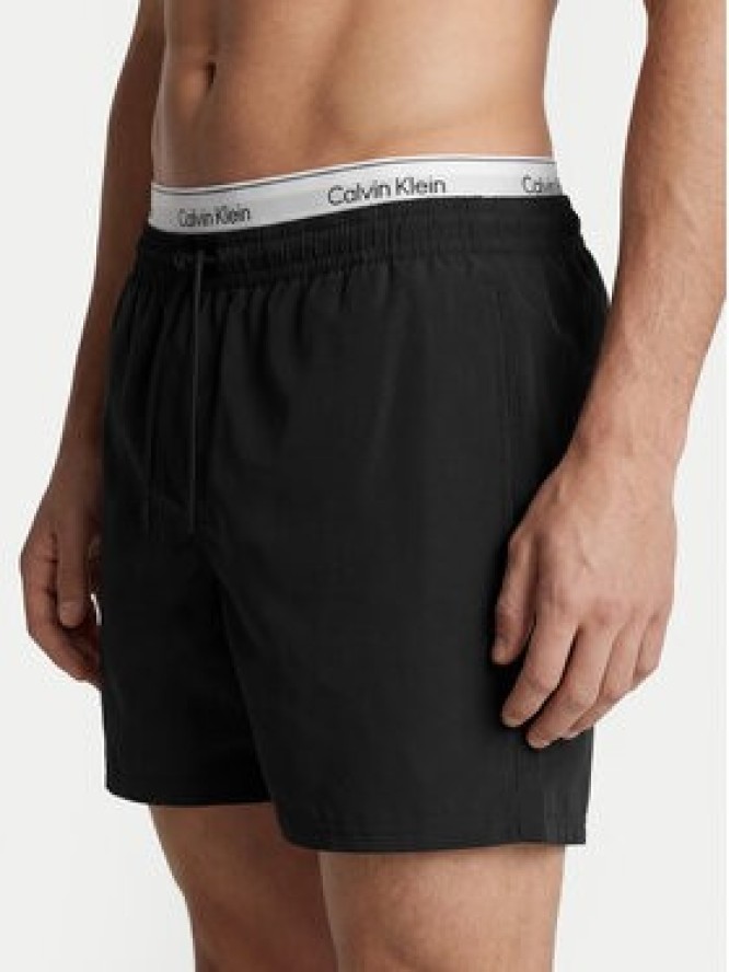 Calvin Klein Swimwear Szorty kąpielowe LV00N61024 Czarny Regular Fit