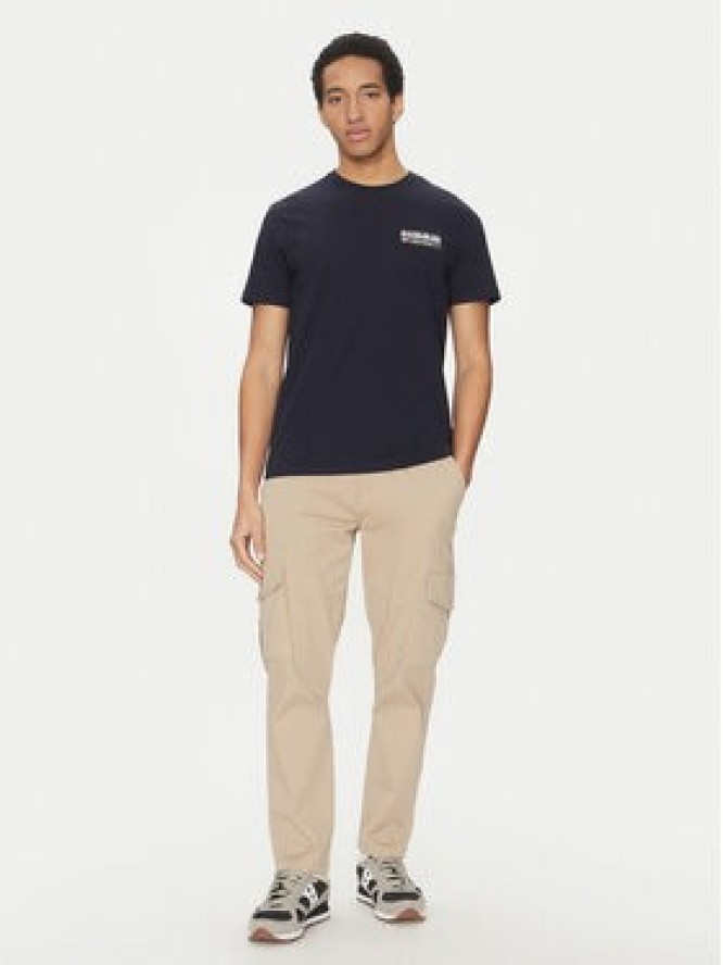 Napapijri T-Shirt Kasba NP0A4HQQ Granatowy Regular Fit