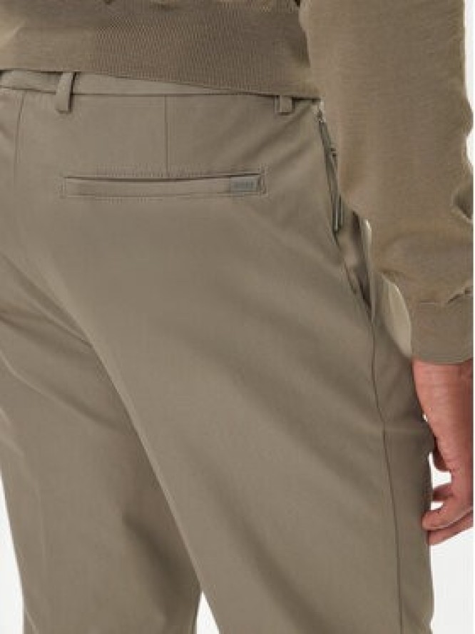 BOSS Chinosy P-Kaiton1 50543945 Beżowy Slim Fit