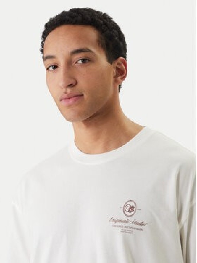 Jack & Jones T-Shirt Niagara 12293422 Écru Regular Fit