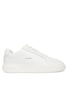 Calvin Klein Sneakersy Chunky Cupsole Laceup Lth YM0YM01344 Biały