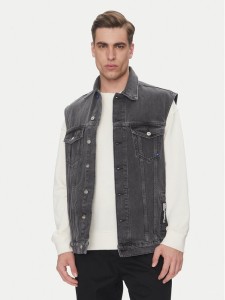 Karl Lagerfeld Jeans Kamizelka A2M14017 Szary Regular Fit
