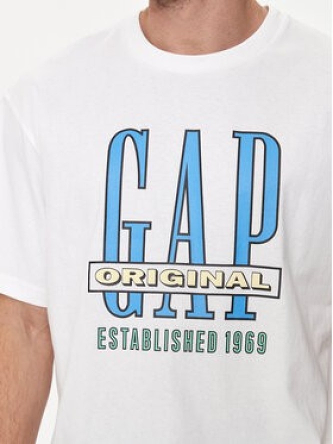 Gap T-Shirt 664006-01 Biały Regular Fit