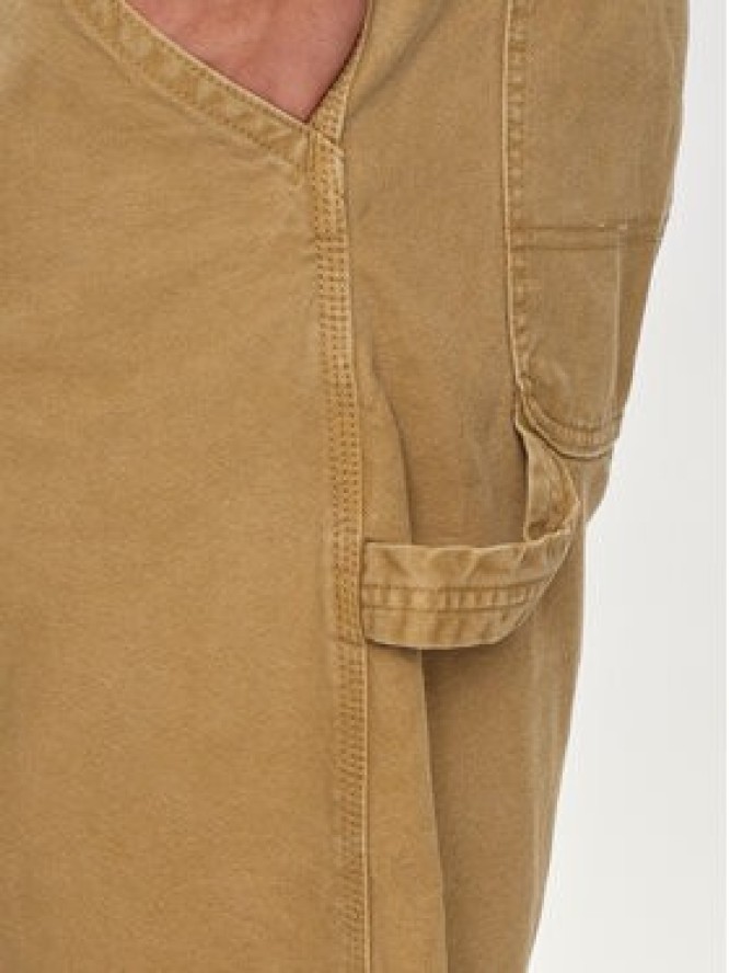 Jack & Jones Szorty jeansowe Jjitony 12252814 Brązowy Loose Fit