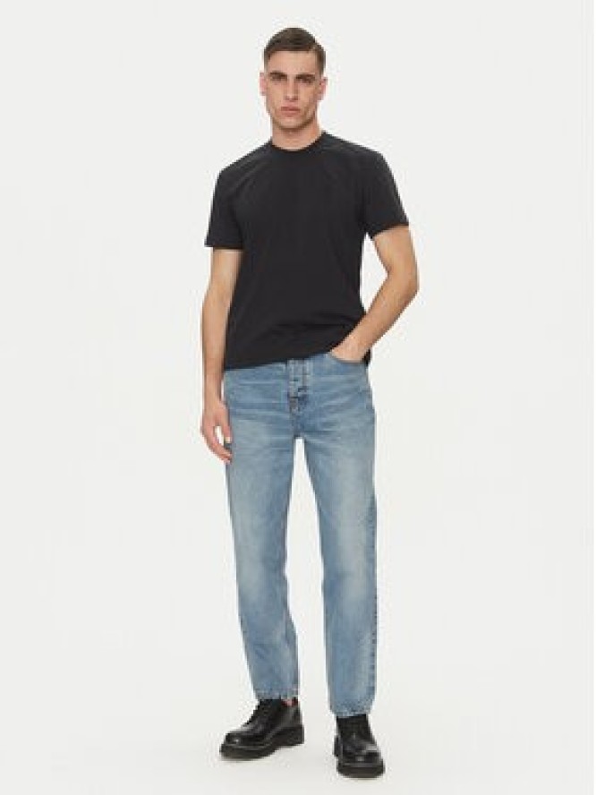 AMI Paris Jeansy HTR103.DE0046 Niebieski Tapered Fit