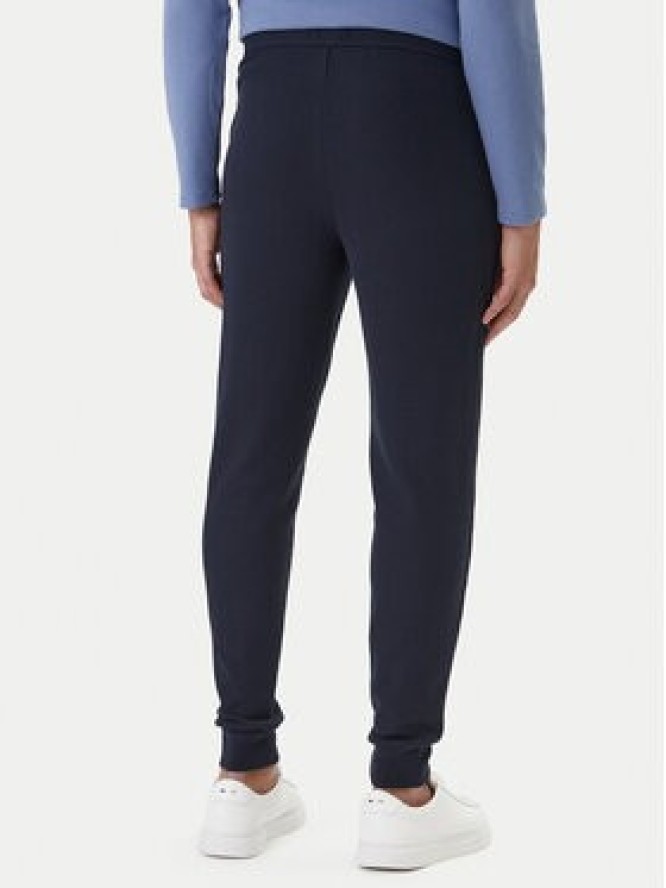 BOSS Spodnie dresowe Waffle 50535878 Granatowy Regular Fit