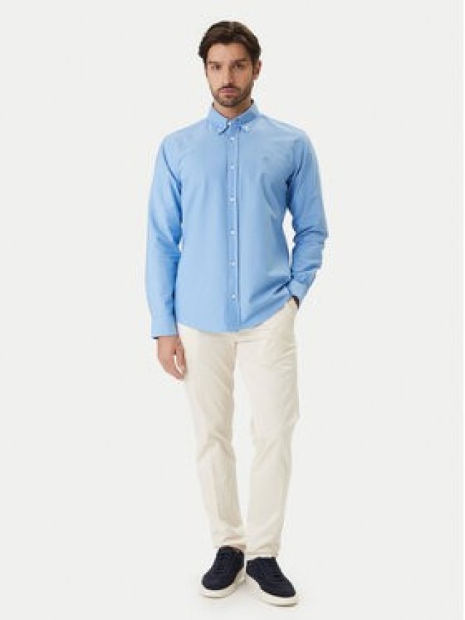 BOSS Koszula H-Roan 50555920 Błękitny Slim Fit