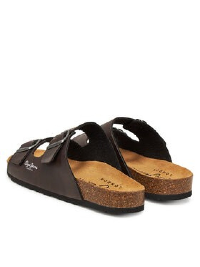Pepe Jeans Klapki PMS90108 Brązowy