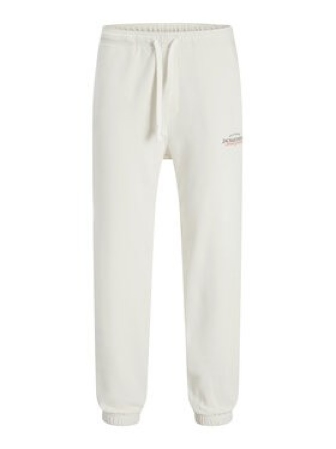 Jack & Jones Spodnie dresowe Kane Billy 12283257 Écru Relaxed Fit