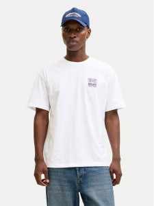 Jack & Jones T-Shirt Raver 12301189 Biały Relaxed Fit