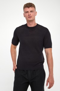 T-shirt męski z wełną EMPORIO ARMANI