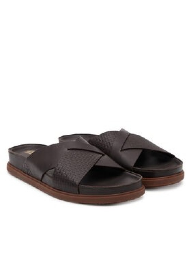 Clarks Klapki Torford Cross 26180888 Brązowy