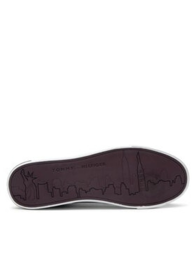 Tommy Hilfiger Sneakersy Essential Leather Detail Vulc FM0FM04047 Czarny