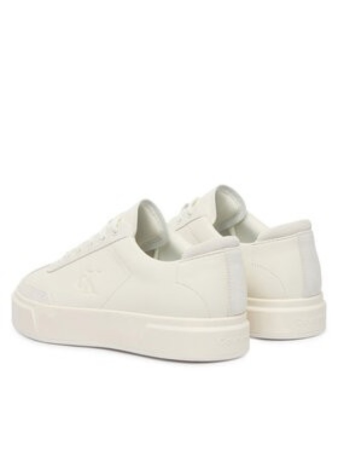 Calvin Klein Sneakersy Basket Cupsole Lup Wt Lth HM0HM02133 Biały