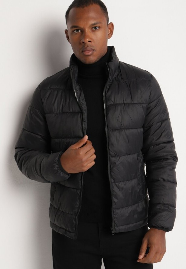 Jasnobrązowa Dwustronna Kurtka Przejściowa Wiatrówka z Pikowanym Wnętrzem Ravaria