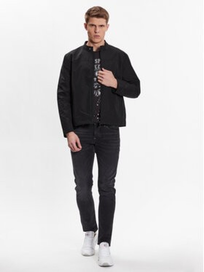 Brave Soul Kurtka bomber MJK-LOWTHER Czarny Regular Fit