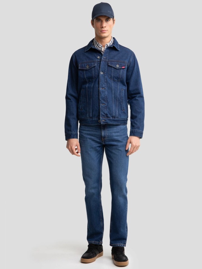 Kurtka męska jeansowa granatowa Charlie 564