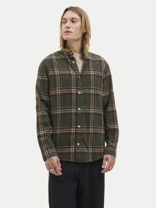 Jack & Jones Koszula Classic Flannel 12278406 Zielony Regular Fit